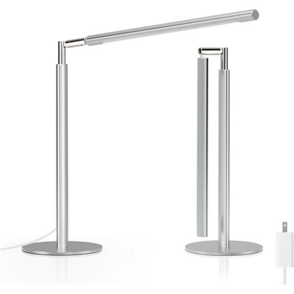 LED desk lamp metal foldable dimmable table light reading study office dorm